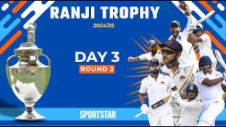 PUN vs UP Thrilling Showdown in Ranji Elite 39th Match  Day 3 Session 1 Highlight [upl. by Constantin]