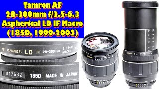 Tamron AF 28300mm f3563 Aspherical LD IF Macro 185D 19992002 [upl. by Bjorn]