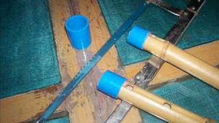 HOW TO MAKE A SIMPLE SHAKUHACHI JOINT USING PVC [upl. by Bette945]