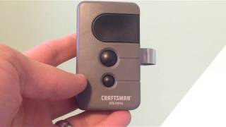 How to Change the Battery in Craftsman 315 Garage Door Opener Remote [upl. by Calloway]