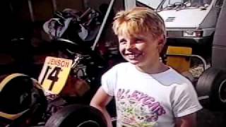 Jenson Button and Dan Wheldon Karting 1989 [upl. by Audris]