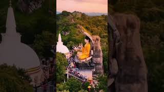 Beautiful big Buddha statue with Snake Anakatawa Ibbankatuwa Sri Lanka [upl. by Aiker]