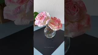 How to make Easy Tissue Paper Flowers Easy tissue paper rose making tissue se kya banaa sakte hai [upl. by Ephram]