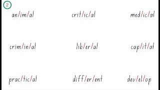 Banter Resource High Frequency Polysyllabic Word Decoding  3 Syllable Words [upl. by Assiar]