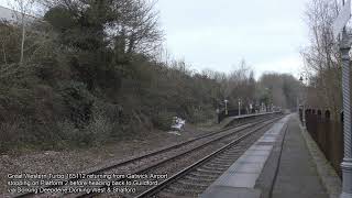 2017 12 19 Trains at Betchworth with 35028 CLAN LINE [upl. by Shultz]