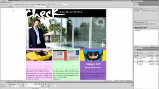 Dreamweaver CS55 Tutorial Div Tags and CSS [upl. by Slaohcin114]