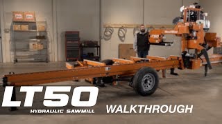 LT50 Hydraulic Portable Sawmill Walkthrough  WoodMizer [upl. by Ayekan]