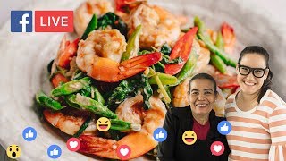 Spicy Prawn amp Basil Stirfry Pad Grapao Goong  Marions Kitchen [upl. by Sihun207]