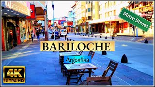 【4K】Walking Tour of Argentina  SAN CARLOS DE BARILOCHE  Mitre Street  Argentina Vlog [upl. by Daegal]