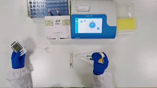 Test Procedure of SARSCoV2 Neutralizing Antibody Fast Test Kit Immunofluorescence Assay [upl. by Naitsirk]