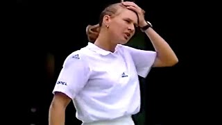 Steffi Graf vs Sabine Appelmans Wimbledon 1991 R1 [upl. by Odeen]