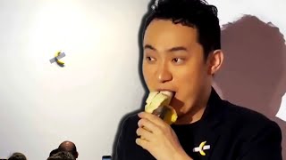 Crypto Entrepreneur Eats Banana After Buying It for 62M [upl. by Ysac]