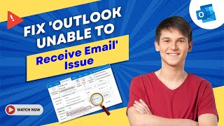 Fix Outlook Unable to Receive Email Issue  Help Email Tales [upl. by Hurty]