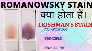 Romanowsky stain in hindi  Leishman stain  Composition  Principle  Procedure  staining [upl. by Ecadnarb]