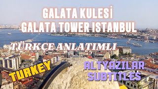 GALATA KULESİ  GALATA TOWER  ISTANBUL 🇹🇷 [upl. by Brodench242]