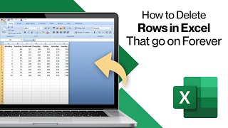 How to delete rows in excel that go on forever  2024 edition [upl. by Trauner]