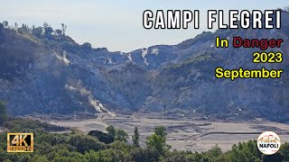 Naples in Danger Vesuvius and Solfatara Volcanoes are becoming active Campi Flegrei Today 4K UHD [upl. by Ellehcor]