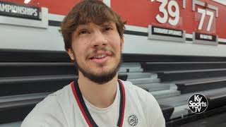 Louisville Cardinals Basketball Danilo Jovanovich  Media Day 2023 [upl. by Enylodnewg]