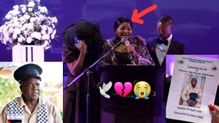 Inside Solly Moholos Memorial Service Heartbreaking message from the wife and his child 😭💔‼️ [upl. by Annua]