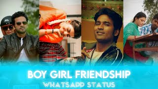 BOY GIRL FRIENDSHIP 💞 WHATSAPP STATUS TAMIL 💞💞 [upl. by Gerri]