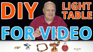 DIY Light Box  Backlit Light Table  White Background for Table Top Videos Unboxings [upl. by Eyla]