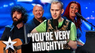 HILARIOUS COMIC MUSICIANS  Britains Got Talent [upl. by Acnalb]