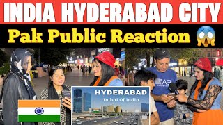 Hyderabad City  Hyderabad A Modern City Of INDIA 🇮🇳  Pakistani Public Reaction [upl. by Arnulfo]