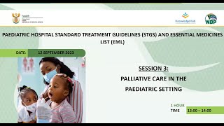 Paeds STG session 3 Palliative Care [upl. by Cherri]