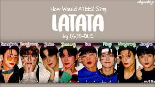 How Would ATEEZ Sing LATATA by GIDLE [upl. by Otokam444]