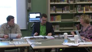 Norfolk School Committee 2122013 [upl. by Arianna323]