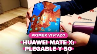 Huawei Mate X El primer teléfono plegable de Huawei es 5G [upl. by Garey]