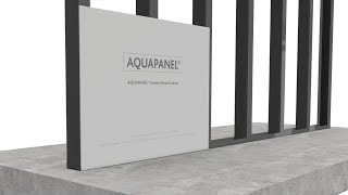 AQUAPANEL® Cementna ploča Indoor  Postavljanje unutrašnjih zidova [upl. by Perl307]