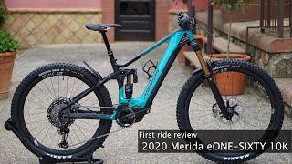 2020 Merida eONE SIXTY 10K review  first ride [upl. by Fleisig]