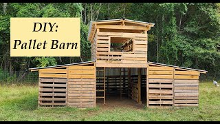 Pallet Barn Start to Finish [upl. by Clarkin]