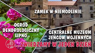 NIEMODLIN ZAMEK OGRÓD DENDROLOGICZNY LIPNO🌳 CENTRALNE MUZEUM JEŃCÓW WOJENNYCH CO WARTO ZOBACZYĆ [upl. by Kurman]