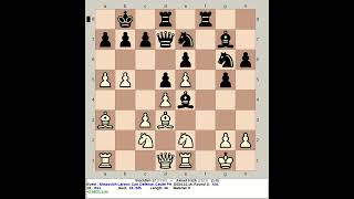 Stockfish 17 vs Akkad 052b  Nimzovich Larsen Carr Defense chess [upl. by Cuttie811]