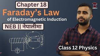 Faraday’s Law of Electromagnetic Induction  Class 12 Physics Chapter 18  Faradays Discovery NEB [upl. by Lewak]