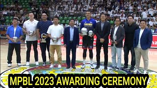 MPBL 2023 AWARDING CEREMONY HIGHLIGHTS mpbl mpblhighlights [upl. by Marmawke]