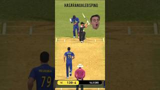 Hasaranga leg sping wickets 😱😱 shorts [upl. by Jonati]