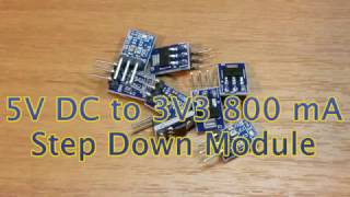 5V to 3V3 800 mA Step Down Power supply from Banggood [upl. by Ynamreg]