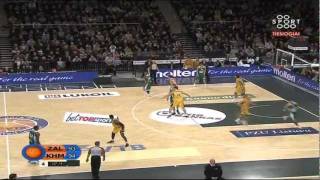 Kauno Žalgiris vs Chimki Sonny Weems authority game winner dunk [upl. by Upali]