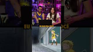 QUANTA CRIANÇA ESTRANHAonepiece luffy sanji nami zoro react chapeudepalha netflix dublagem [upl. by Artemed949]