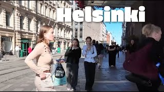 HELSINKI Finland  Summer Tour 🇫🇮 4K HDR Helsinki City Centre ☀️🇫🇮 2️⃣0️⃣2️⃣4️⃣ ☀️🇫🇮 [upl. by Rafferty]