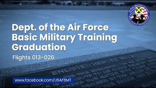 Department of the Air Force BMT Graduation Ceremony Flights 013026  Nov 27 2024 [upl. by Bui]