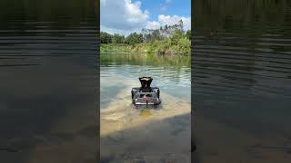 Bait spreader boatman fishing fishingboat carpfishing fishingvideo baitboat bait boat [upl. by Indihar]