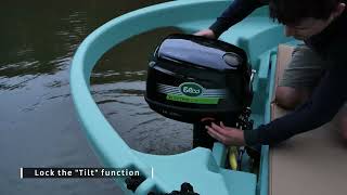 How to use the ELCO electric outboard motor [upl. by Arrais]