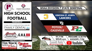 Kenosha St Joseph vs PotosiCassville  WIAA Division 7 State Semifinal [upl. by Daniela]