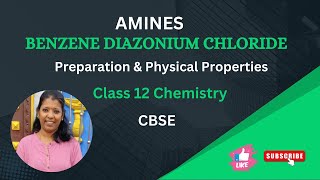 Benzene diazonium chloride  Amines  CBSE  NEET  State Board  Class 12 [upl. by Niamert]