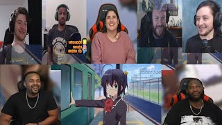 CHUUNIBYOU DEMO KOI GA SHITAI EPISODE 1 REACTION MASHUP [upl. by Yulma]