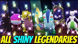 ALL SHINY LEGENDARIES in Pokemon Brilliant Diamond and Shining Pearl [upl. by Barthold]